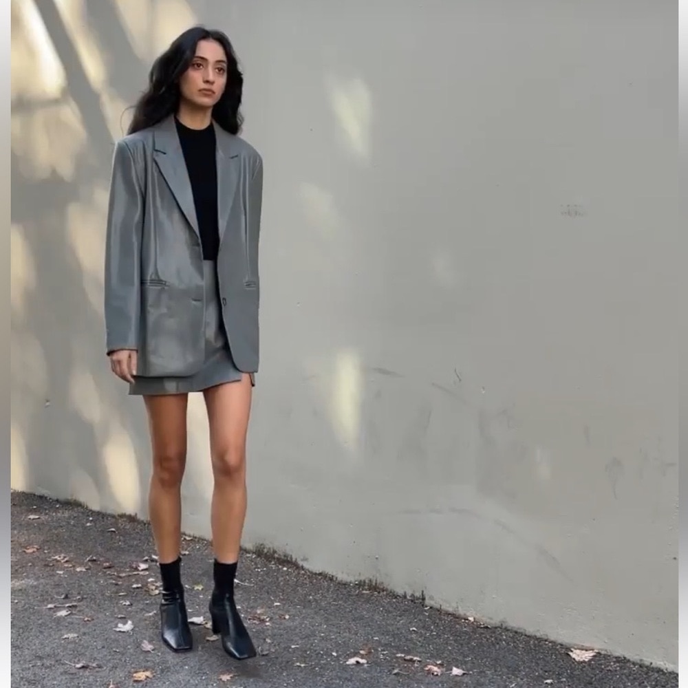 Oak & Fort blazer/skirt set